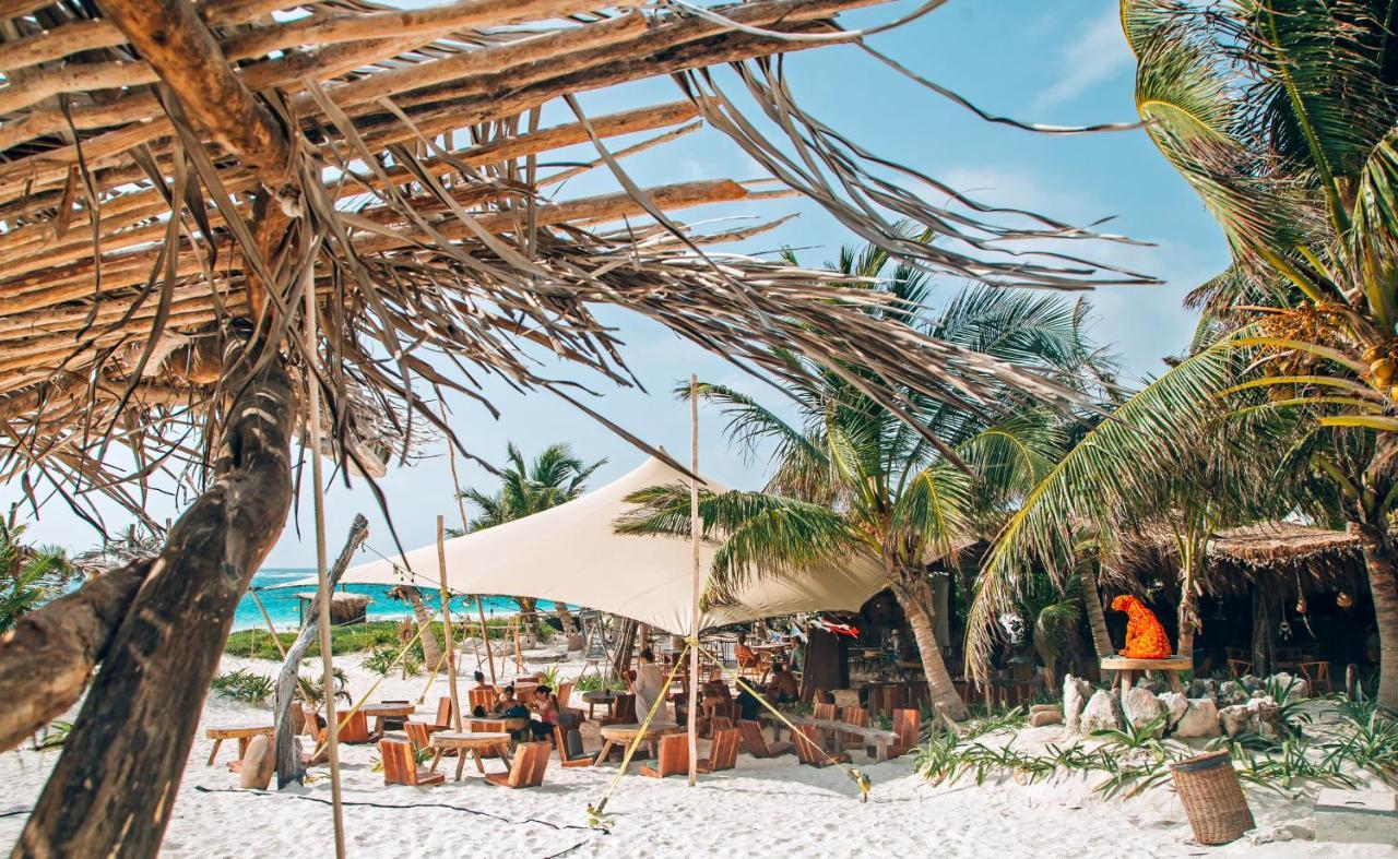 Ikal Tulum Hotel Exteriör bild Beach bar in Tulum