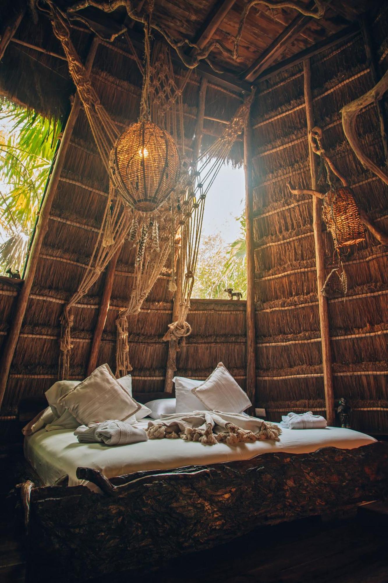 Ikal Tulum Hotel Exteriör bild The interior of a spa at the resort